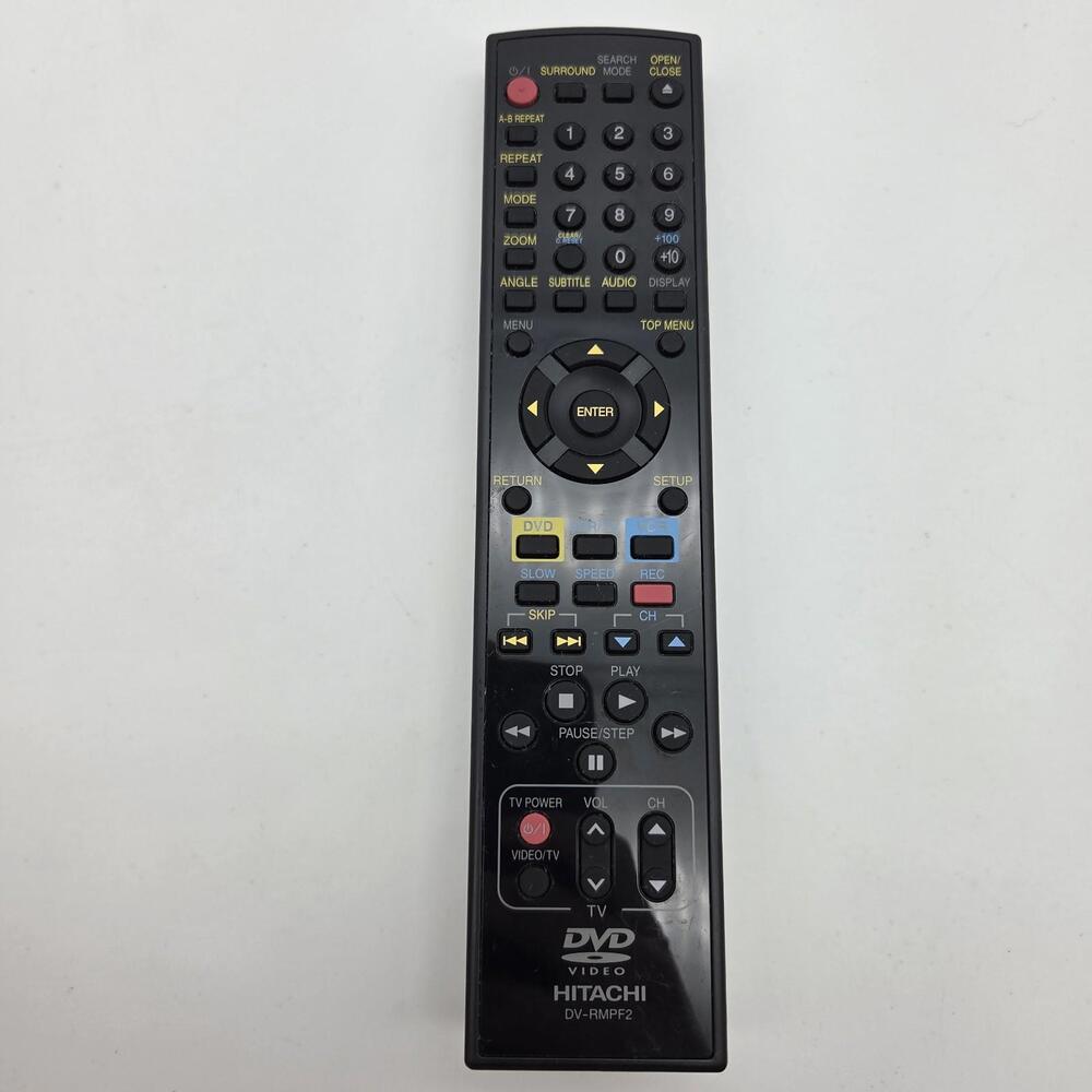 OEM Hitachi DV-RMPF2 DVD/VCR COMBO Remote Control DVPF2U DVRMPF2 TS16905 TS17351